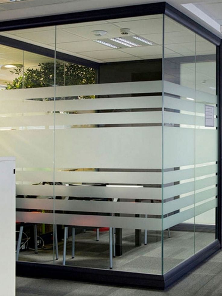 Glass Door Partition